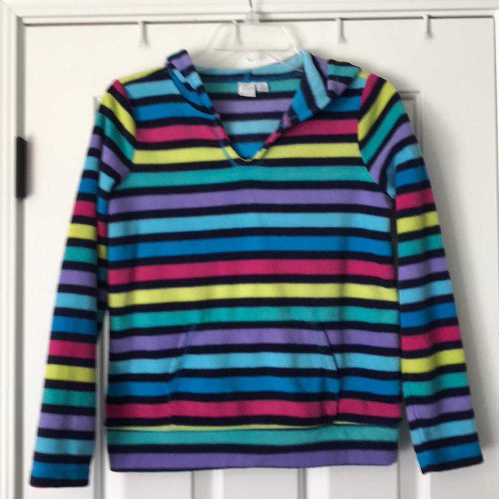 The Children’s Place Striped Hooded Pullover Top